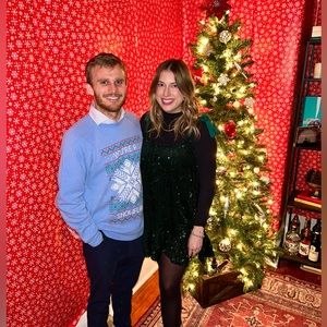 Free people green sequin dress with adjustable shoulder ties